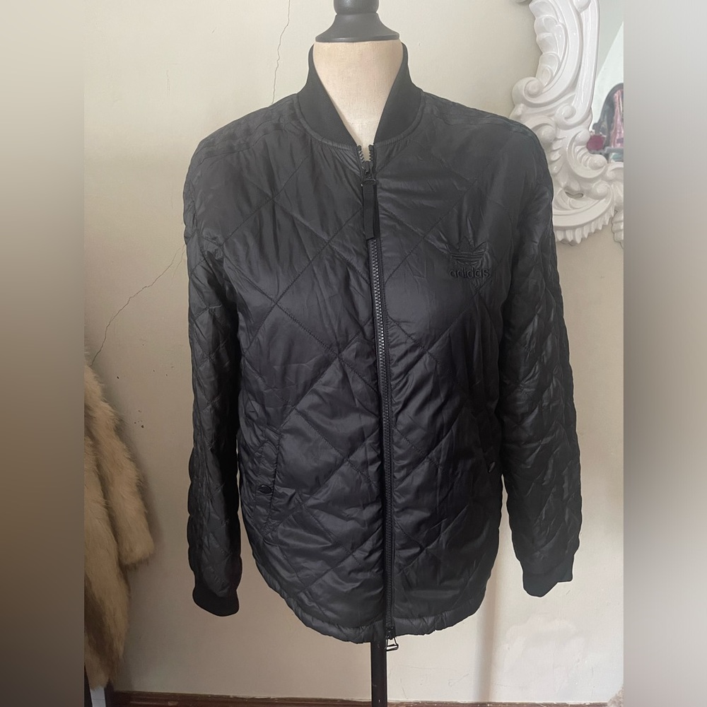 Adidas bomber zip up